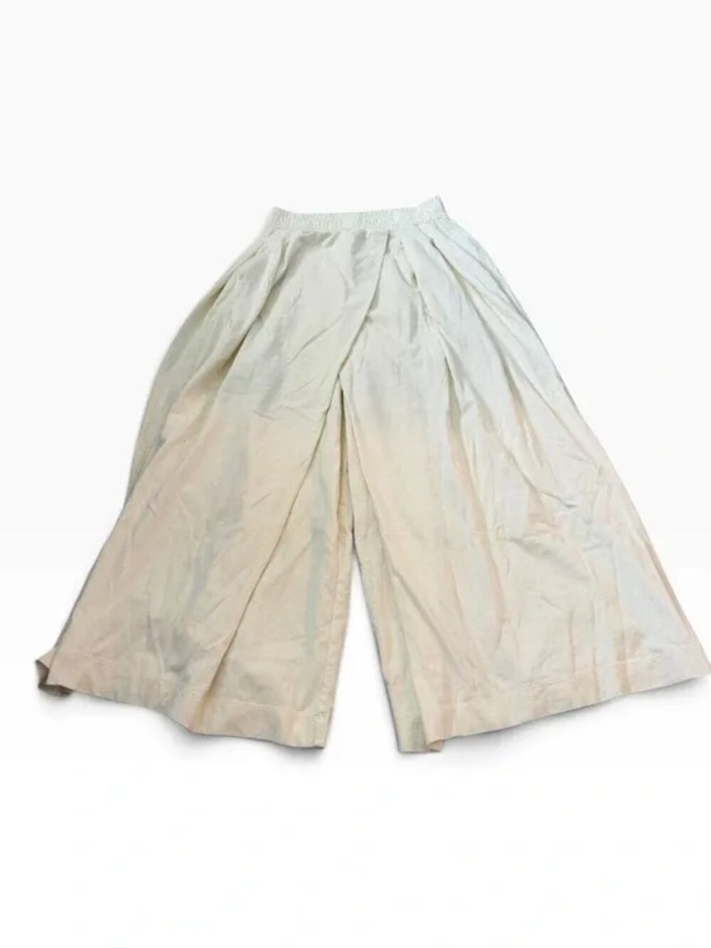 Free People wide leg cream pants size medium
